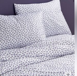J. Crew Twin XL Floral Duvet Set